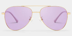 Paige Aviator Rose-Gold Glasses | Zeelool Glasses