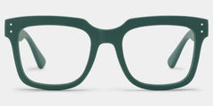 Liizbeett Square Eyeglasses with Dark Green Frames