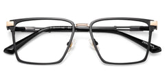 Finn Eyeglasses in Rectangle Black Frame | Zeelool