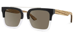 Men's Aviator Eyeglasses Frames With Black Clear Color