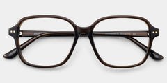 Clementine Chocolate Brown Square Glasses | ZEELOOL