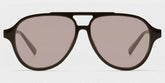 Drew Dark Brown Aviator Glasses for the Female | ZEELOOL
