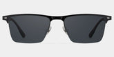Browline Black Eyeglasses- Brock Titanium Frame Glasses