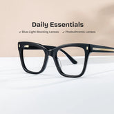 Square Black Eyeglasses Rory Acetate Frame Glasses