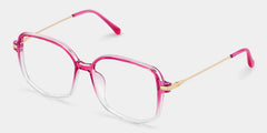 Payton Square Geometric Ombre Frame Glasses | Zeelool