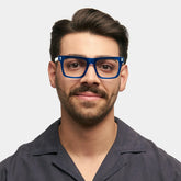 Square Blue Glasses For Men | Zeelool