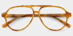 Drew Light Brown Tortoise Aviator Glasses for Teenager | ZEELOOL