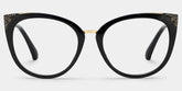 Dalton Cat Eye Black Glasses | Zeelool Glasses
