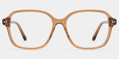 Clementine Clear Brown Square Glasses for Teenager | ZEELOOL
