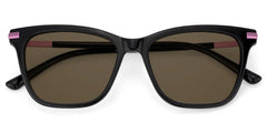 Eliot Rectangle Eyewear with Black