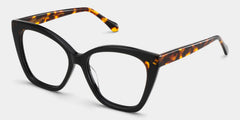 Kira Black Frame Glasses with Butterfly Frame Online | ZEELOOL