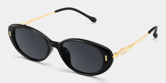 Blaire Black Frame Glasses with Oval Frame Online | ZEELOOL