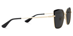 Square Black Eyeglasses- Max Metal Frame Glasses