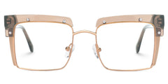 Designer Kiana Beige Frame Glasses | Zeelool