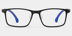 Sunny Rectangle Black Frame Eyeglasses for Tween