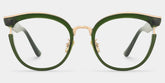 Laraine Cateye Green Eyeglasses & Metal Frames