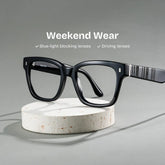 Pride black square glasses for men Online | ZEELOOL