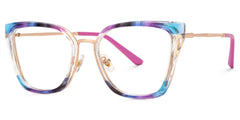 Martins TR90 Rectangle Multicolor Frame Glasses | Zeelool