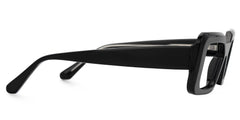 Tasew Black Eyeglasses with Rectangle Design