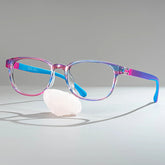 Dale Round Blue Pink Frame Eyeglasses for Pre-tweens