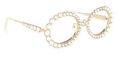 Luheiden Oval Gold Glasses | Zeelool Glasses