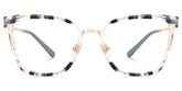 Martins TR90 Rectangle Blue Frame Glasses | Zeelool