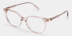 Daisy Pink Round Frame Glasses with Reverse R Adjustable Hinge | ZEELOOL