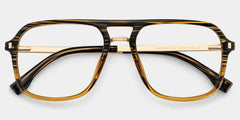 Aviator Kilworth Two-Tone Glasses deals -Zeelool Glasses