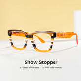Pride square acetate glasses Online | ZEELOOL