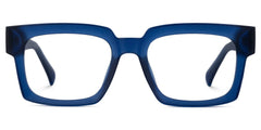 Amadeo TR90 Rectangle Blue Frame Glasses | Zeelool
