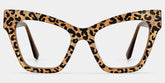 Designer Ansyah Cat Eye Leopard Print Frame Glasses