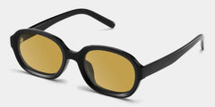 Astra Black Frame Polarized Sunglasses with geometric Style Online | ZEELOOL