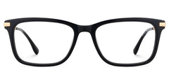 Zane Rectangle Black Color Frame Glasses for Men | Zeelool