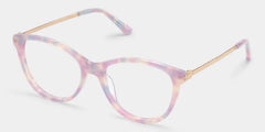 Eli Purple Round Gradient Eyeglass Frames for Ladies | ZEELOOL