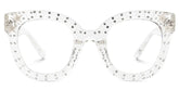 Kahle Cateye Clear Eyeglasses and Clear Frames