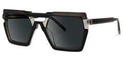 Ferguson Square Black Sunglasses