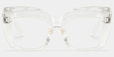 Alberta Cat Eye Clear Eyeglasses and Wide Frames