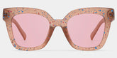 Malcolm Large Square Nerdy Glasses with Matte Brown