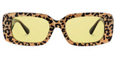 Jonas Rectangle Leopard Color Frame Glasses for Women | Zeelool
