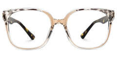 Square Siner Beige Glasses deals -Zeelool Glasses