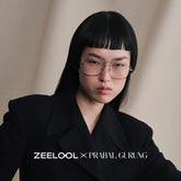 Debbie Silver Metal Frame Aviator Glasses | ZEELOOL x Prabal Gurun