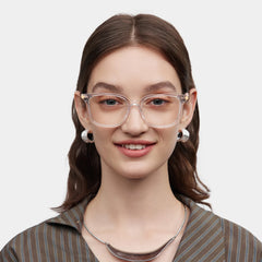 Delilah Square Clear Frame Eyeglasses for Women| ZEELOOL
