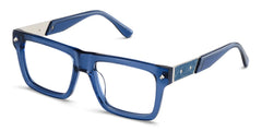 Trent Eyeglasses in Rectangle Blue Frame | Zeelool