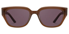 Serene Brown Clear Cat eye Polarized Sunglasses Online | Zeelool