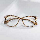 Butterfly-Shaped Spectacles With Shiny Diamond On The Temples