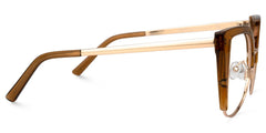 Brewer Cat Eye Brown Glasses Online Sale for Women
