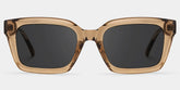 Grover Rectangle Sunglasses and Beige Color Frames