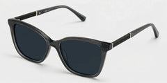 Finnian Square Black Glitter Glasses Frames for Women | ZEELOOL