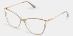 Yomary Cateye Khaki EyeGlasses | Zeelool Optical