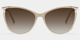 Yomary Cateye Khaki EyeGlasses | Zeelool Optical